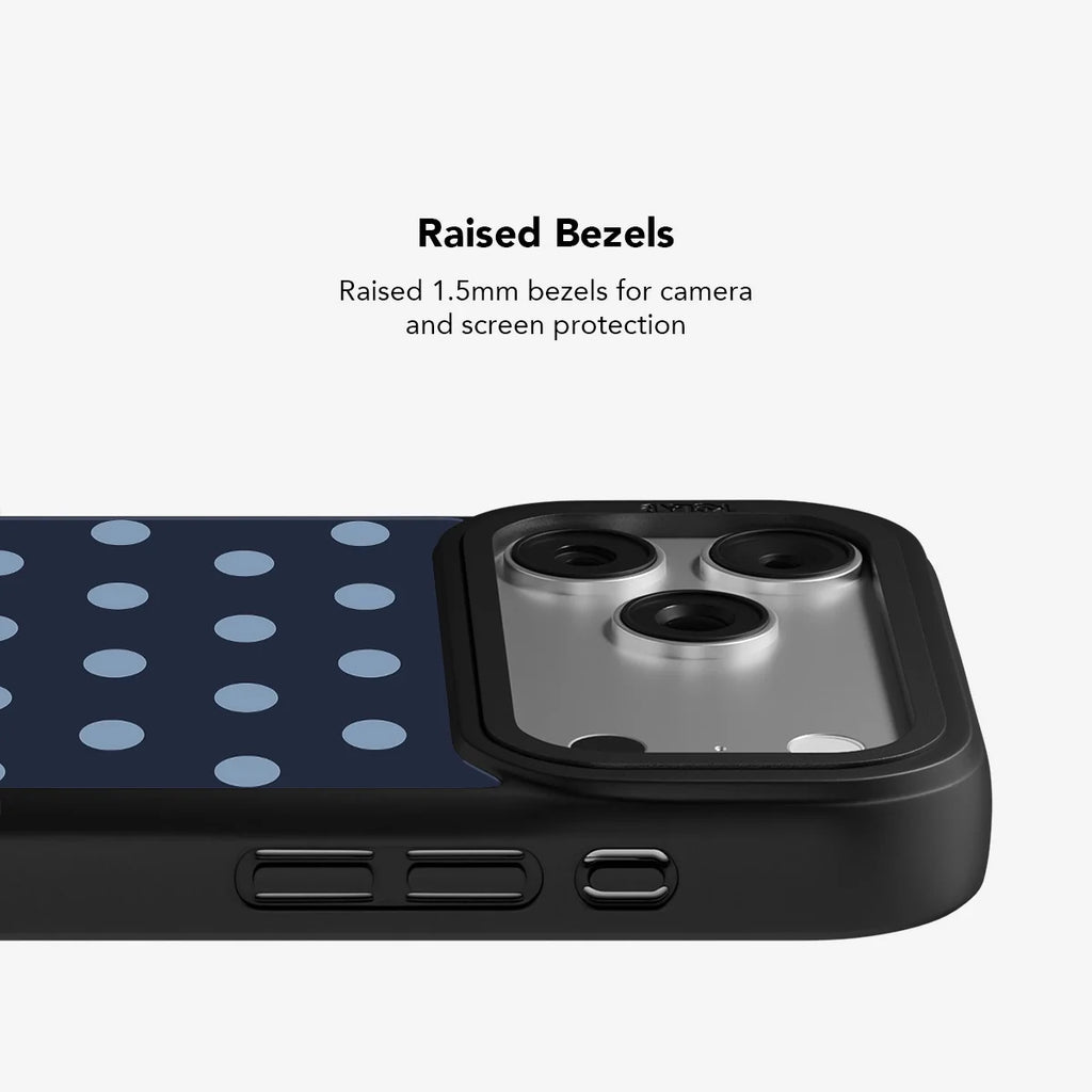 Abyssal Dot | Blue Polka Dot iPhone Case