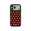 Velvet Pop | Burgundy Polka Dot iPhone Case
