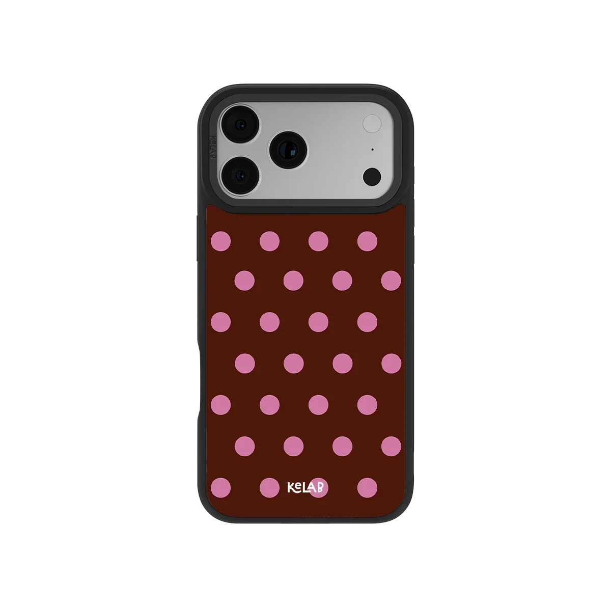 Velvet Pop | Burgundy Polka Dot iPhone Case