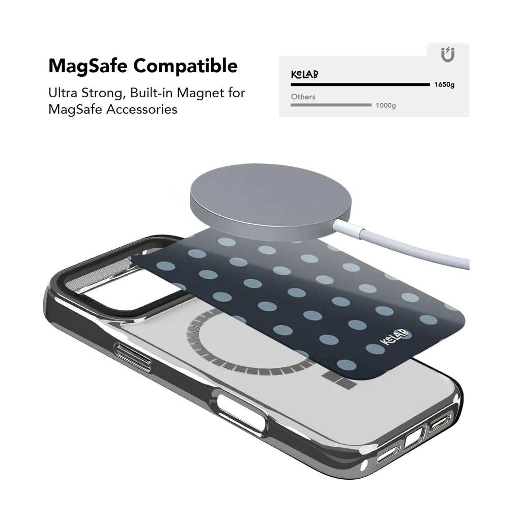 Abyssal Dot | Blue Polka Dot iPhone Case